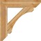 Ekena Millwork Legacy Slat Rough Sawn Bracket, Western Red Cedar, 6"W x 34"D x 34"H BKT06X34X34LEC06RWR - alternate 2